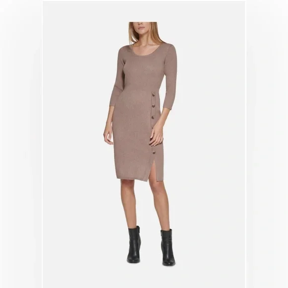 Calvin Klein ribbed sweater dress